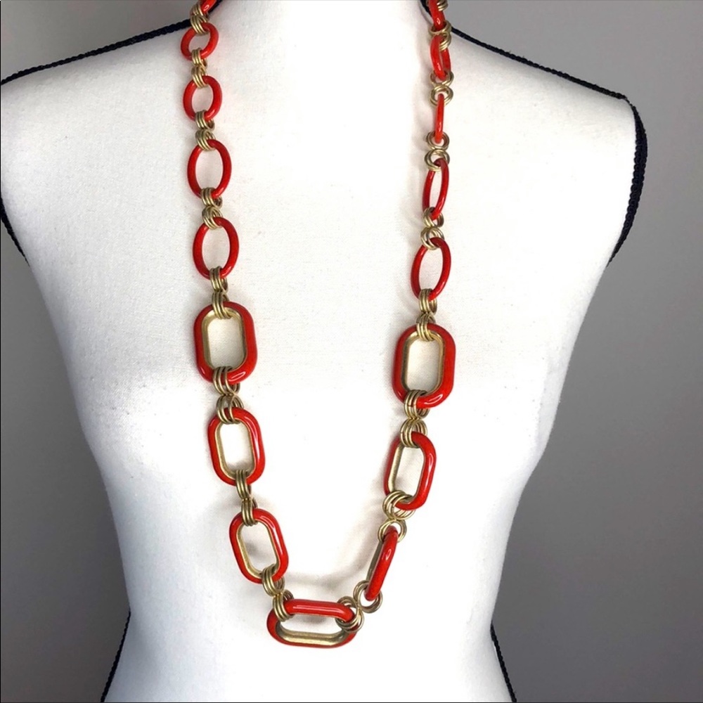 Vintage Matching Set Talbots Chain Link Necklace … - image 1